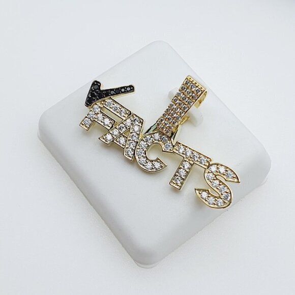 "14K Gold Plated Cubic Zircon Pendant, INUS1BR065 - Picture 7 of 9